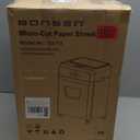 BONSEN 150-Sheet Autofeed Paper Shredder for Office, 60 Mins Heavy Duty Micro-Cut Shredders for Home Office Use, P-4 High Security Commercial Document Shredder with 6 Gal Large Capacity Bin (S3114)