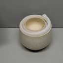 LE TAUCI Plant Pots, 4.1+5.1+6.5 inch, Set of 3, Ceramic Planters with Drainage Hole and Saucer, Indoor Flower Pot with Hole Mesh Pad, Gifts for Mom, Reactive Glaze Beige