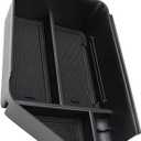 1pc Center Console Storage Box, Fit for KIA, EV6 2021-2022 Armrest Storage Box Interior Accessories with Coin Holder ABS Black Red Automobile Central Console Organizer Box