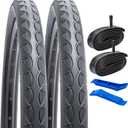 YUNSCM 2-PCS 26" Road Bike Tires 26x2.0/50-559 Compatible with 26 x 2.0 26x2.10 26x2.125 Bike Bicycle Tires (Y-821)