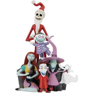 Enesco Disney Showcase The Nightmare Before Christmas Character Pyramid Figurine, 9 Inch, Multicolor