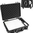 Waterproof Hard Starlink Mini Case for Starlink Mini Dish Kit, Portable Carrying Case with Precision Cut Foam for Accessories, Ideal for Travel and Camping