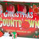 Countdown 12 Days of Christmas Ornaments Gift Set