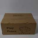 74" 50" Large Baby Playpen, Baby Playard for Babies and Toddlers, Baby Fence Play Pens for Indoor & Outdoor, Sturdy Safety Play Yard with Soft Breathable Mesh, Anti-Fall, Grey