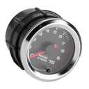 RPM Tachometer, 2in 10,000 RPM 7 Color LED Shift Light Tachometer Gauge for 4, 6, 8 Cylinder Gas Engines