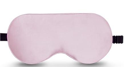 MZOO Luxury Sleep Eye Mask for Side Sleeper Men Women, Zero Eye Pressure 3D Sleeping Mask, Light Blocking Patented Design Night Blindfold, Soft Eye Shade Cover for Travel
(black-pink)