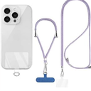 SWINILAYA Cell Phone Lanyard Crossbody Wrist, Universal Crossbody Patch Phone Lanyards, Adjustable Nylon Phone Lanyards for Around The Neck, Compatible with Most Smartphones