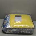 Madison Park Tangiers Quilt Modern Classic Design All Season, Breathable Coverlet Lightweight Bedding Set, Matching Shams, Decorative Pillow, King/Cal King(104"x94"), Circle Blue 6 Piece