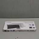 Wireless Keyboard and Mouse Ultra Slim Combo, TopMate 2.4G Silent Compact USB 2400DPI Mouse and Scissor Switch Keyboard Set with Cover, Batteries Included, for PC/Laptop/Windows/Mac - White