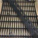 10 Panels Garden Fencing Animal Barrier with Lock, 40 in(H) X 24 ft(L) Dog Fence Outdoor for Yard Rustproof No Dig Decorative Tall Garden Fence Metal Wire Panel Border Rabbit Ground Stakes Fencing