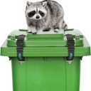 Trash Can Locks for Animals, Raccoon Bear Proof Trash Can Lock, Easy to Install, Long Lasting Strap Lid Garbage Can Lock for Out Door Garbage Can - 2PCS