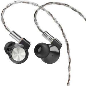 ARTTI T10 Pro in-Ear Monitor, Dual Magnetic Circuit 14.2mm Planner Driver HiFi IEM Earphones, Wired Gaming Earbud with Full Metal Housing, Detachable OFC Cable for Singer Musician Audiophile (Black)