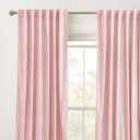 RYB HOME Baby Pink Velvet Curtains 96 inches, Back Tab Soft Fabric Room Darkening Thermal Insulated Luxurious Home Decor Curtains for Living Room Bedroom, W 52" x L 96", 2 Panels Set