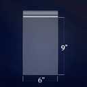 iMailer - 100 Count - 6" x 9" Clear Reclosable Zip Plastic Poly Bags 2 Mil for A7 A8 A9 Cards & Envelopes, Bakery, Cookies, Treats