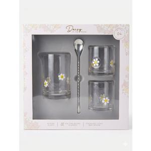 Mixing Glass Cocktail 4Pcs Set Daisy