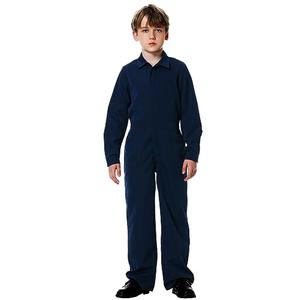AOBUTE Boys Halloween Jumpsuits Long Sleeve Mechanic Overall Navy 5-6 Years Small