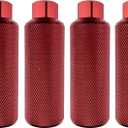 2 Pairs Aluminum Alloy Bike Pegs for Mountain Bike Cycling Rear Stunt Pegs Fit 3/8 inch Axles