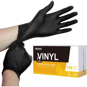 PVC Disposable Gloves, Powder & Latex free M