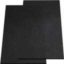 2 Pack Garage Floor Mat, 60 x 36 Inch Oil Spill Mat for Under Car Driveway Mats with Waterproof Backing, Black Reusable Rubber Mat Garage Mat for Protecting Surfaces