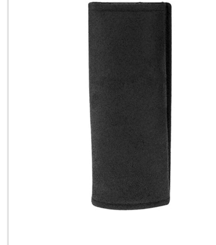 Ultra Soft Seat Belt Pad, Black 2 Pack