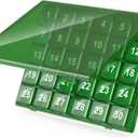 Monthly Pill Organizer Once a Day - 30 Day Pill Organizer Box - Easy to Open - Large Compartments Portable Case for Travel, Month Pill Cases Medicine Organizer for Vitamin (Bronze - Dark Green)