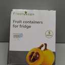 4 PCS Large Fruit Containers for Fridge - Leakproof Food Storage Containers with Removable Colander - Dishwasher & microwave safe Produce Containers Keep Fruits, Vegetables, Berry, Meat Fresh longer