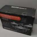 Induction Cookware Set 6-Piece, Stackable Kitchen Cooking Pots Set, 6qt 4.8qt & 2qt Pots with Lids, Dishwasher Safe & Oven Safe, Compatible with All Stoves, Black