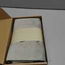 A Moment Waterproof Throw Pillow Covers Set of 4,16x16 Inch Outdoor Stain Resistant Pet Friendly Pillowcases Cushion Covers for Patio Sofa and Living Room,Seaside Mist