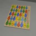 Magnetic Wooden Fishing Game Toy for Toddlers, Alphabet Fish Catching Counting Games Puzzle with Numbers and Letters, Preschool Learning ABC Math Educational Toys 3 4 5 Years Old Girl Boy Kids (Multicolor)