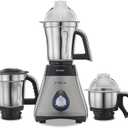 Preethi Mixer Grinder, 13 x 8.6 x 12.5 inches, Black, Silver