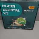 Pilates Home Workout Kit 7pc Pilates Set for Women with Toning Ring (Magic Circle), Mini Ball & Resistance Bands. Full Mat Pilates Equipment for Yoga, Core & Stretching at Home