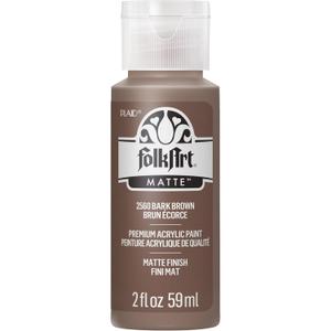 FolkArt Acrylic Paint in Assorted Colors (2 oz), 2560, Bark Brown (2 Fl Oz (Pack of 1))