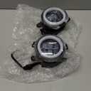 4 inch LED Fog Lights with Amber/White Halo Ring DOT Approved, 60W LED Front Bumper Replacements Compatible with 2007-2018 Wrangler JK JKU