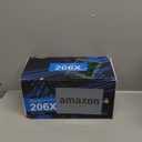 206X Toner Cartridges 4 Pack High Capacity Set (with Chip) Compatible Replacement for HP 206X 206A Color Pro MFP M283fdw M255dw M283cdw M283 Printer W2110X W2110A Ink (Black Cyan Yellow Magenta)