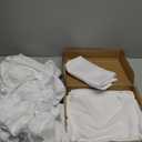 Utopia Bedding Twin Fitted Sheets - Bulk Pack of 02 Bottom Sheets - Soft Brushed Microfiber - Deep Pockets - All Around Elastic (White)