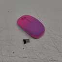 Unipows Wireless Mouse - 2.4G Slim Portable Computer Mouse with Nano Receiver, Less Noise Mobile Optical Mice for Notebook, PC, Laptop, Computer, Mac (Gradient Purple)