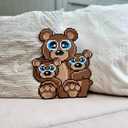 2 x Fuse Beads 2000 Pieces 5mm Brown Melty Iron Beads Compatible with Perler and Hama