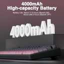 AULA F75 Pro Wireless Mechanical Keyboard,75% Hot Swappable Custom Keyboard,RGB Backlit,Pre-lubed Reaper Switches,Side Printed PBT Keycaps Mechanical Gaming Keyboards, Pink&Black