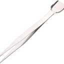 1 Piece Stainless Steel Tweezer with Shovel Stainless Steel Handy Tweezer with Shovel Diamond Gem Tweezers Jewelry Tweezers with Scoop Gems Pick Up Beads Tools for Beads Gems Diamond