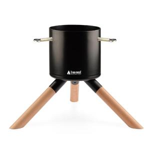 Tree Nest Christmas Tree Stand Base for 3ft 4ft 5ft Modern Tabletop Christmas for Real Small Tree Mini Christmas Tree Holder for Xmas Tree Decoration Black