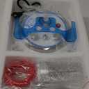 Water Oxygen Jet Beauty Machine Multifunctional Vacuum Machine Deep Clean Hydro Dermabrasion Facial Machine Home SPA Micro Bubble Cleansing Skin Care, (White Blue)