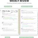 3 x 2026 Planner - Weekly and Monthly Planner, January 2026 to December 2026, Spiral Bound 2026 Calendar Planner Book, Inner Pocket, Perfect for Office Home School Supplies - A5 (6.3" x 8.5"), Mint