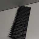 Aqjbh Bird Spikes, 20 Pack Squirrel Raccoon Pigeon Cat Animal Deterrent Spikes Anti-Climb for Outside Anti Animal Defender Spikes Outdoor to Keep Birds Away Black