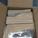 Wooden Cat Window Perch, Large Cat Window Bed with 4 Upgraded Suction Cups, Solid Wood Cats Window Hammock with Moon-Shaped Design, Pet Windows Seat for Indoor Cats