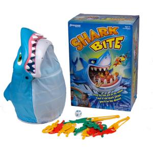 Pressman Shark Bite with Let's Go Fishin' Card Game