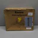 Kitsure Extendable Dish Drying Rack - Rust-Resistant Dish Racks for Kitchen Counter with Adjustable Support Legs, Cutlery Holder & Removable Draining Tray (White, 15.6''-25.2''L  16.9''W  8.1''H)