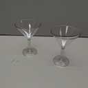 6PC Acrylic Martini Glasses, 7oz Plastic Martini Glasses Made of Shatterproof Plastic,Unbreakable and Perfect for Poolside, Outdoors, Camping, and More Use, Reusable Cocktail Glasses, Crystal Clear