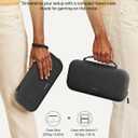 Belkin Nintendo Switch 2 Case, Travel Bag w/AirTag Holder & Storage Pocket for Up to 12 Game Cards - Portable, Lightweight Carrying Case w/Hard Shell, Soft Interior, Switch 2 Accessories - Charcoal
