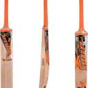 Kashmir Willow Leather Ball Cricket Bat, Exclusive Cricket Bat for Adult Full Size with Free Best Bat Cover & Protection Sheet (Orange Sticker)