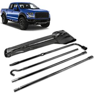 F150 Heavy Duty Spare Tire Tool Kit with Spare Tire Jack Handle and Wheel Lug Wrench Compatible with 2004-2018 F150 Spare Tire Removal Tool Kit